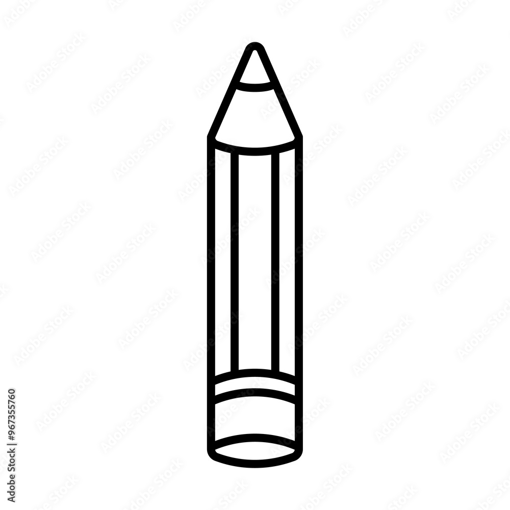 I letter pencil font, linear font. I letter pencil font, linear font.