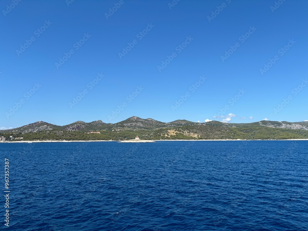 Dalmatian coastline landscape