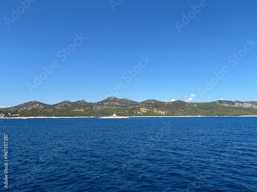 Obraz na płótnie Dalmatian coastline landscape w salonie