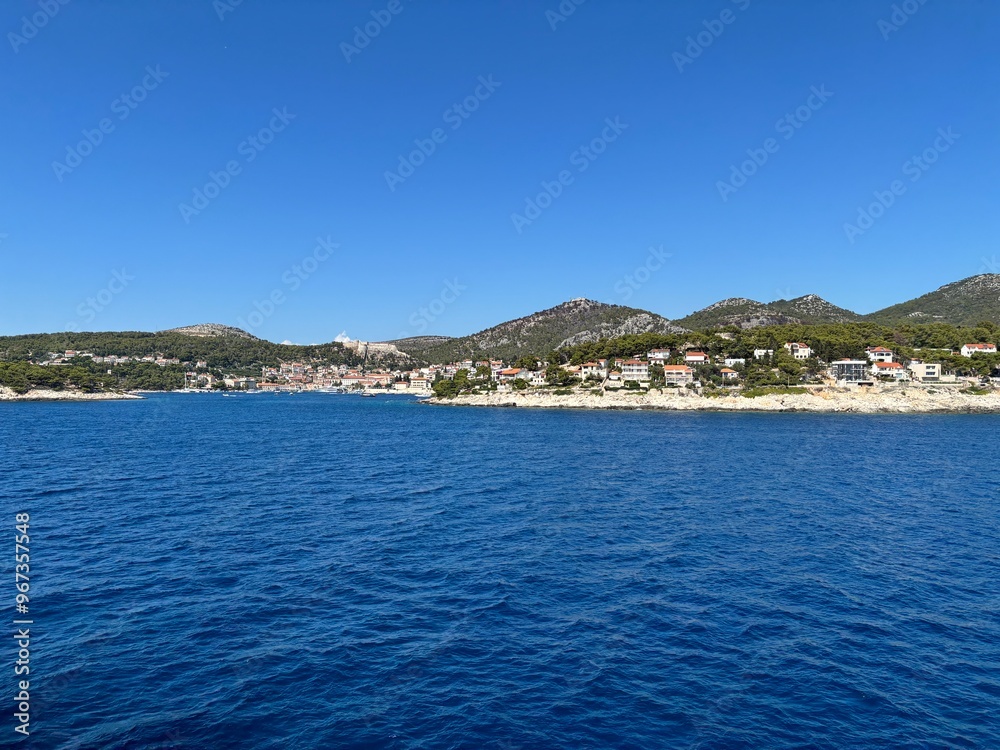 Dalmatian coastline landscape