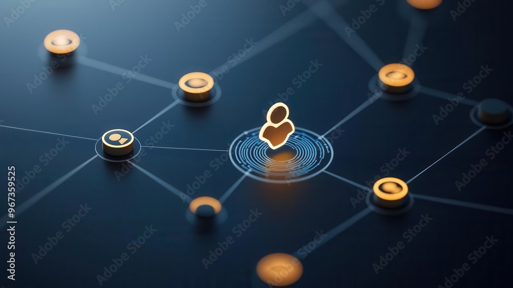 Visualization of social media activity with one users pattern sharply differing from others, representing anomaly detection in behavioral analytics Visualization of social media activity with one users pattern sharply differing from others, representing anomaly detection in behavioral analytics