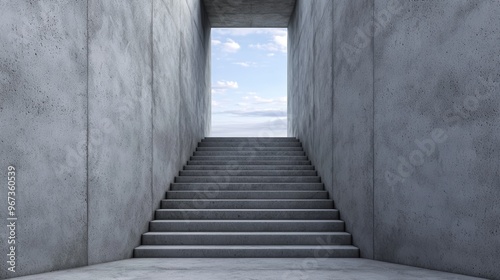 Symmetry in Stairways and Pathways, Analyze how symmetrical staircases and pathways contribute to a minimalist design.