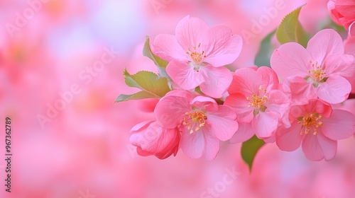 Delicate Pink Blossom Branch