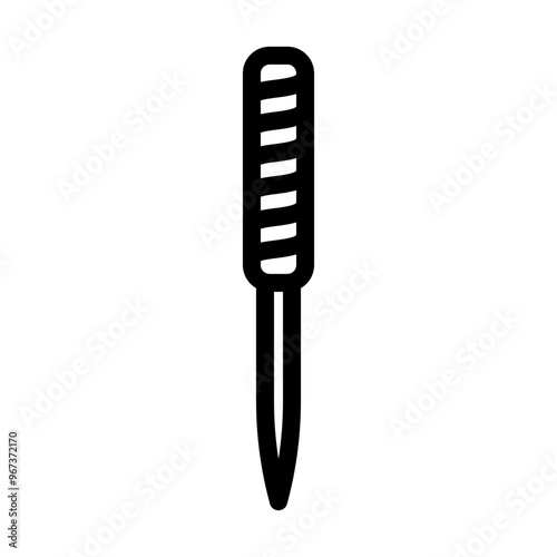 needles acupuncture line icon vector. needles acupuncture sign. isolated contour symbol black illustration