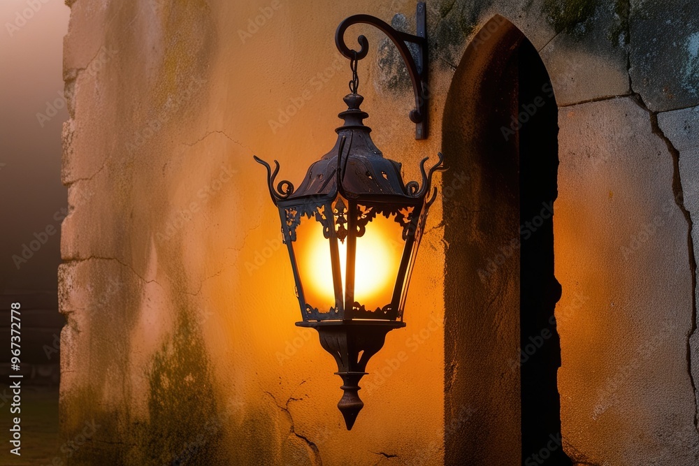 A warm, golden lit, high-contrast photograph of an ancient A warm, golden lit, high-contrast photograph of an ancient