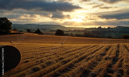 Golden Hour in the Countryside