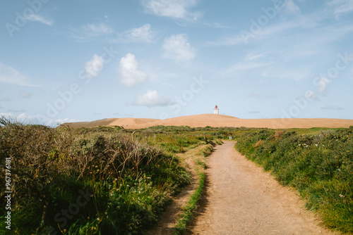 Weg zum Leuchtturm Rubjerg Knude Fyr