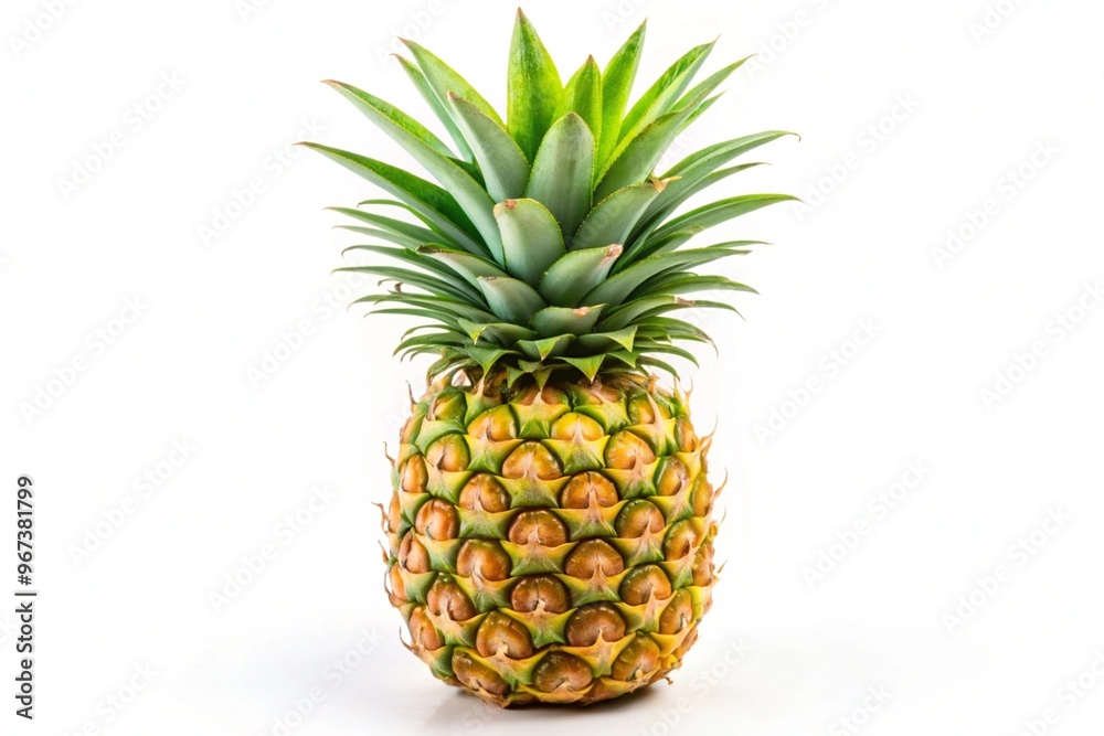 Fototapeta premium pineapple on white background