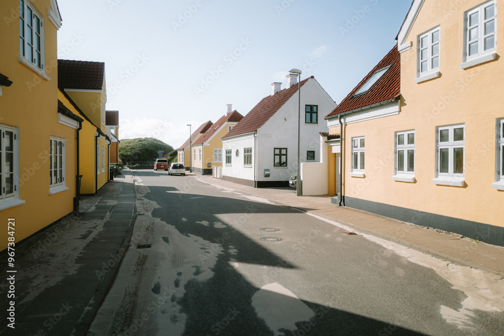 Straßen von Løkken in Nordjütland Straßen von Løkken in Nordjütland