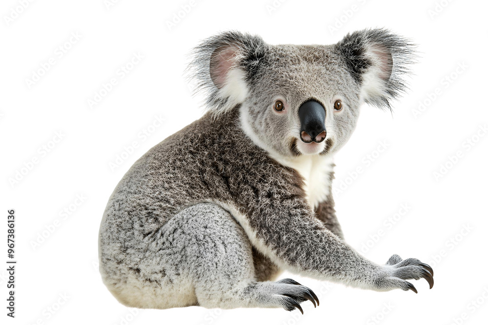 Obraz premium koala on a transparent background