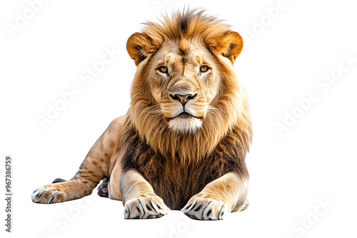 lion isolated on transparent background