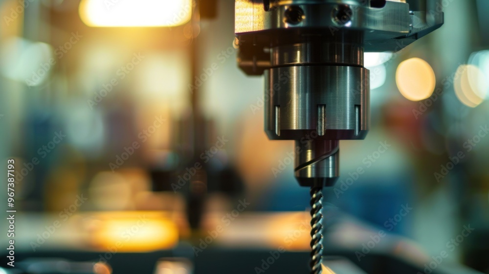 Drilling machine on bokeh background Drilling machine on bokeh background