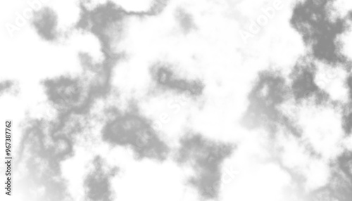 Isolate realistic monochrome fog and clouds on transparent backgrounds specials effect 3d render png photo