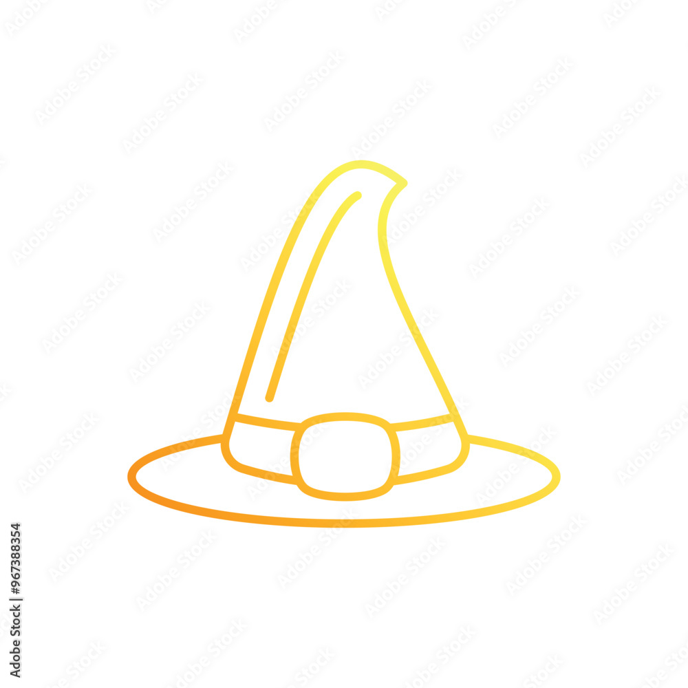 Witch Hat vector icon Witch Hat vector icon