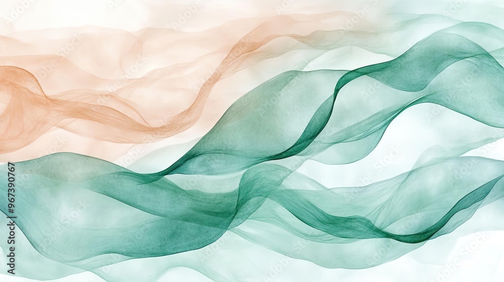Abstract waves in soft colors create a fluid, calming background, perfect for designs needing a touch of elegance and tranquility. Abstract waves in soft colors create a fluid, calming background, perfect for designs needing a touch of elegance and tranquility.