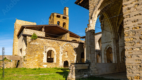 Àger, Catalunya, Spain. Collegiate Church of Sant Pere de Àger.