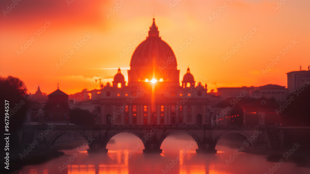Fototapeta premium San Pietro Church The Morning