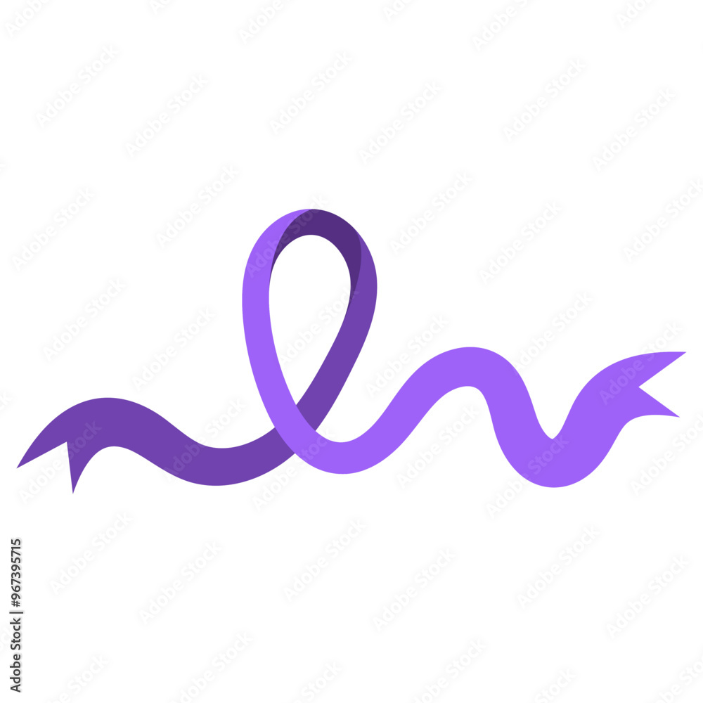 Purple Ribbon Symbol for Alzheimer Awareness and Support Purple Ribbon Symbol for Alzheimer Awareness and Support
