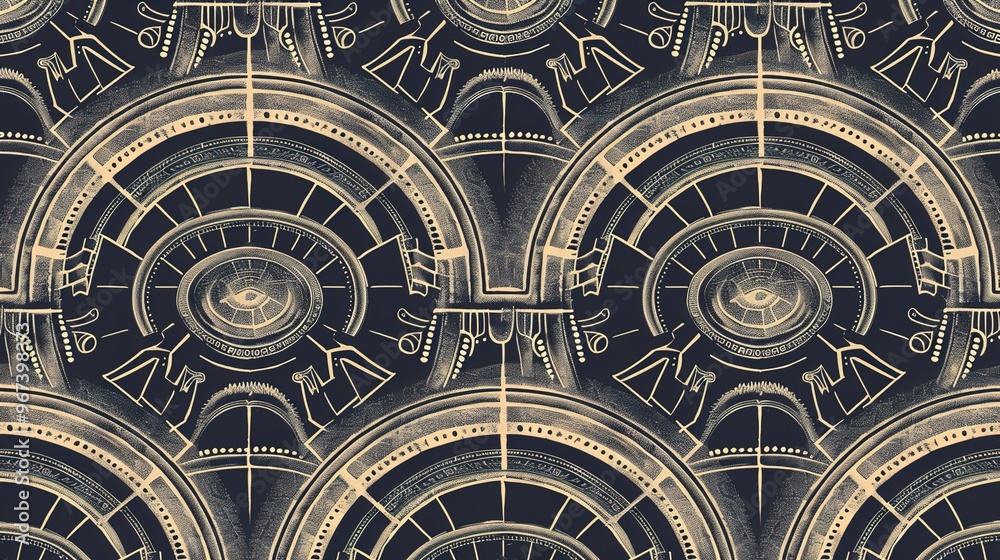 Fototapeta premium architectural pattern wallpaper