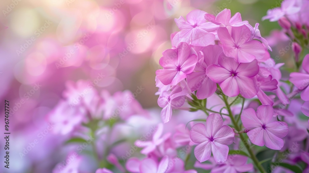 Close up of unopened lilac bell phlox background Close up of unopened lilac bell phlox background