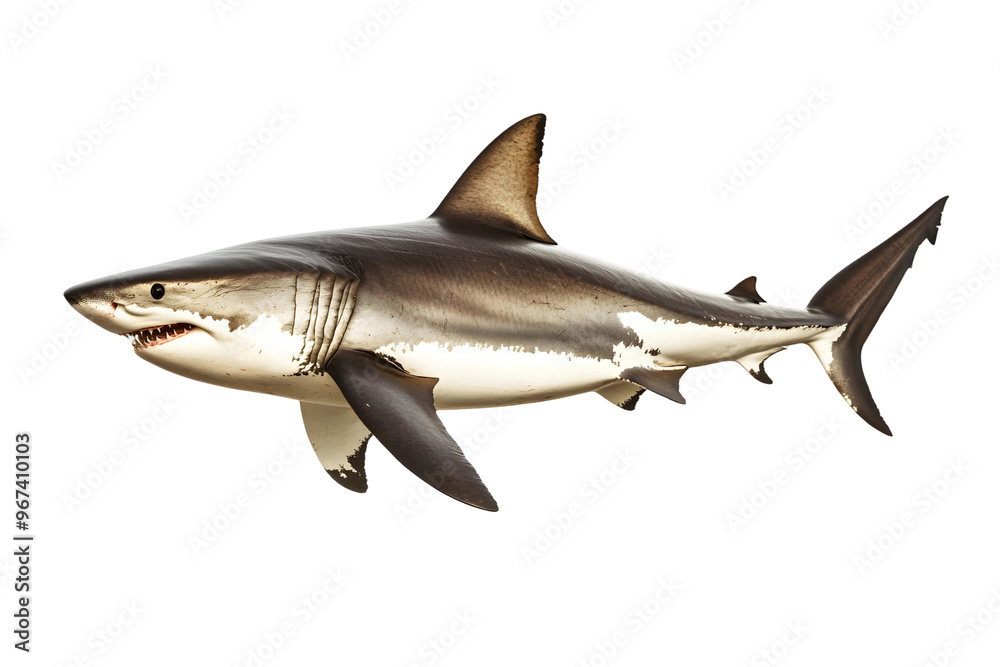Fototapeta premium shark isolated on transparent background