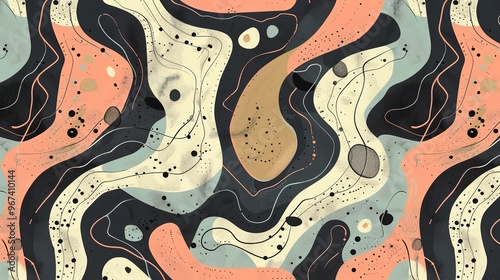 modern art pattern wallpaper