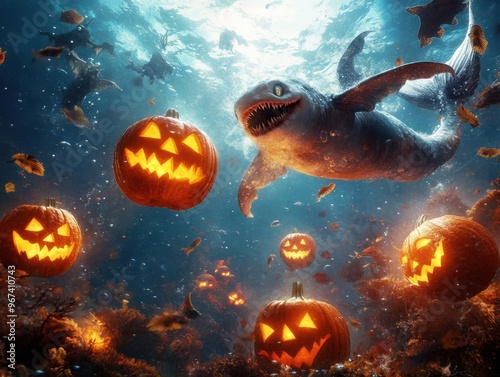 Mystical Mermaids: Underwater Halloween Celebration with Spooky Costumes and Eerie Sea Creatures