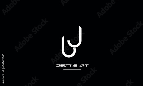 JB, BJ, J, B abstract letters logo monogram