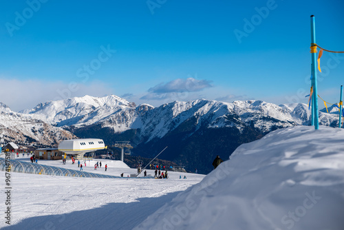 monte zoncolan ski resort in italy