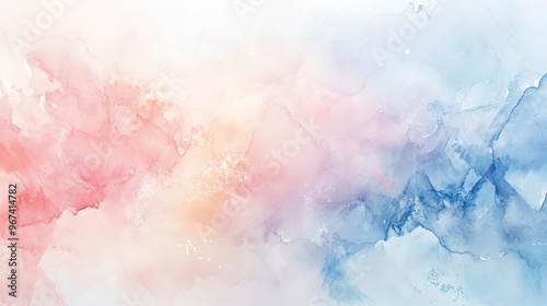 A beautiful gradient of soft pastel colors blending seamlessly, creating a calming watercolor effect for artistic use.