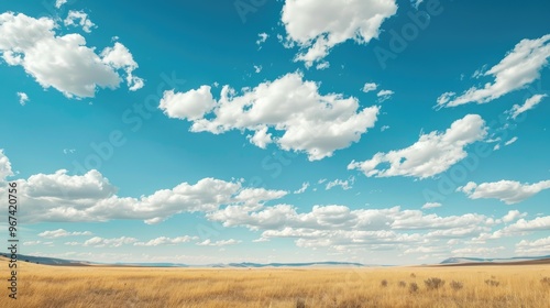 Cloudless sky landscape