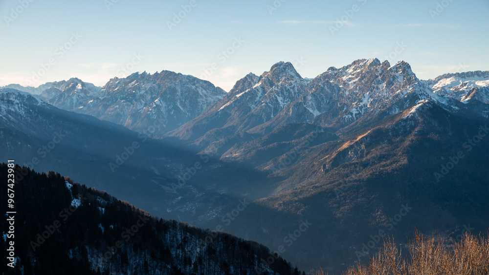 Italy, ravascletto Italian Alps in winter Italy, ravascletto Italian Alps in winter