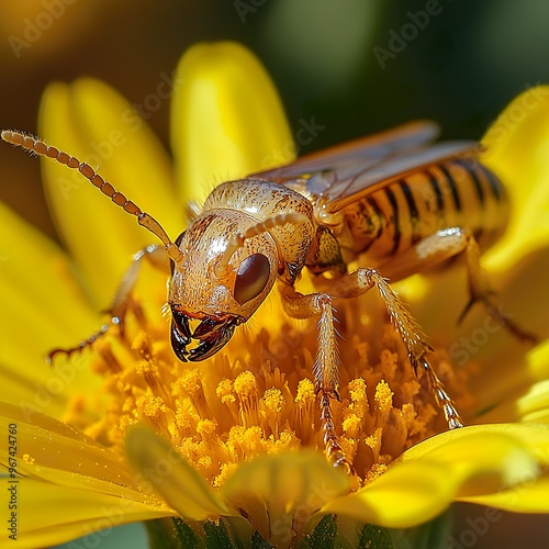 grasshopper on a leaf photo