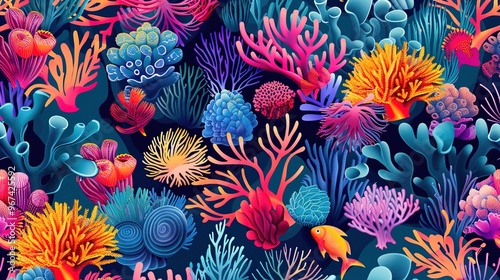 underwater coral wallpaper
