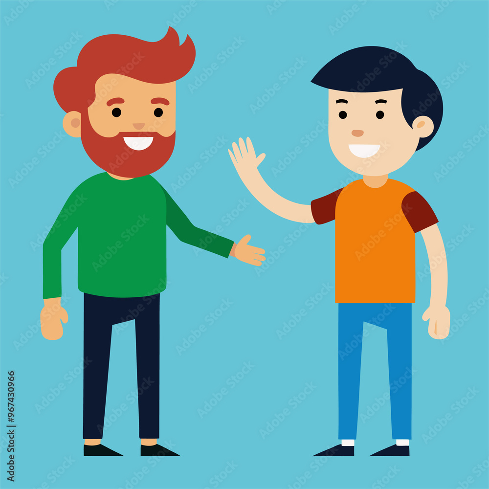 cartoon vector illustration of boys cartoon vector illustration of boys