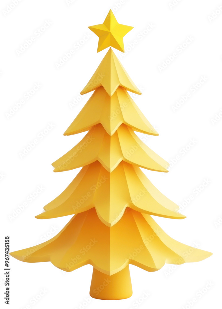 PNG Chirstmas tree minimalist yellow star. PNG Chirstmas tree minimalist yellow star.
