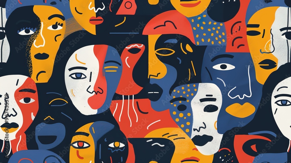 seamless face pattern wallpaper seamless face pattern wallpaper