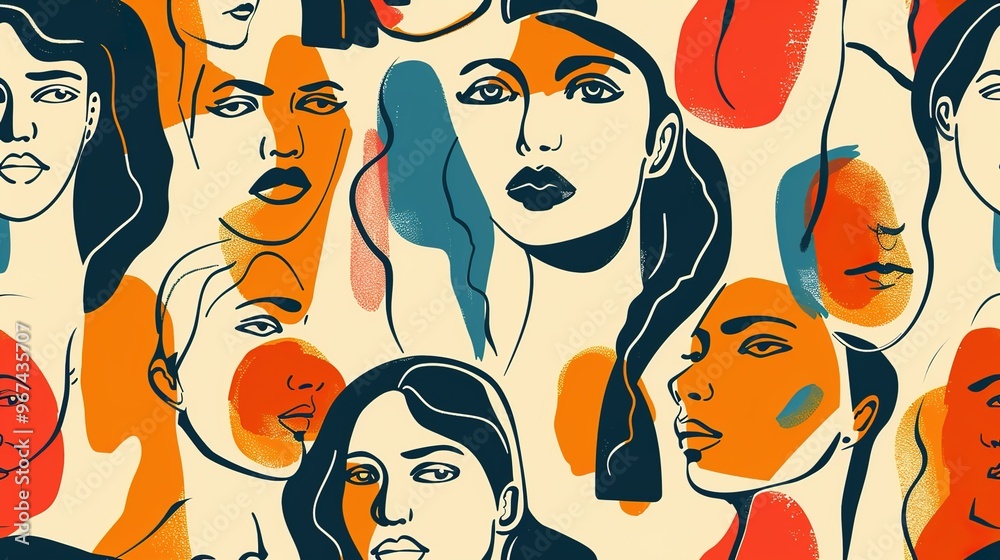 seamless face pattern wallpaper seamless face pattern wallpaper