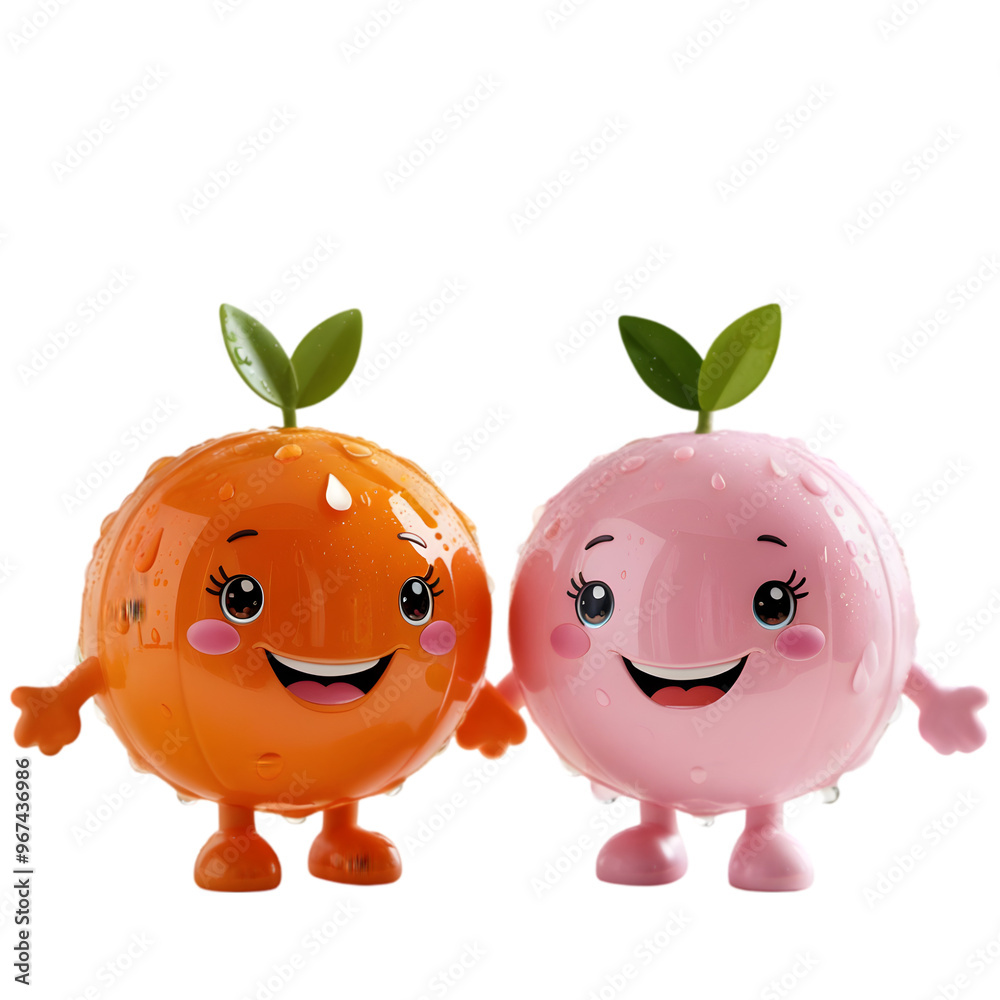 CUTE apple on transparent background CUTE apple on transparent background