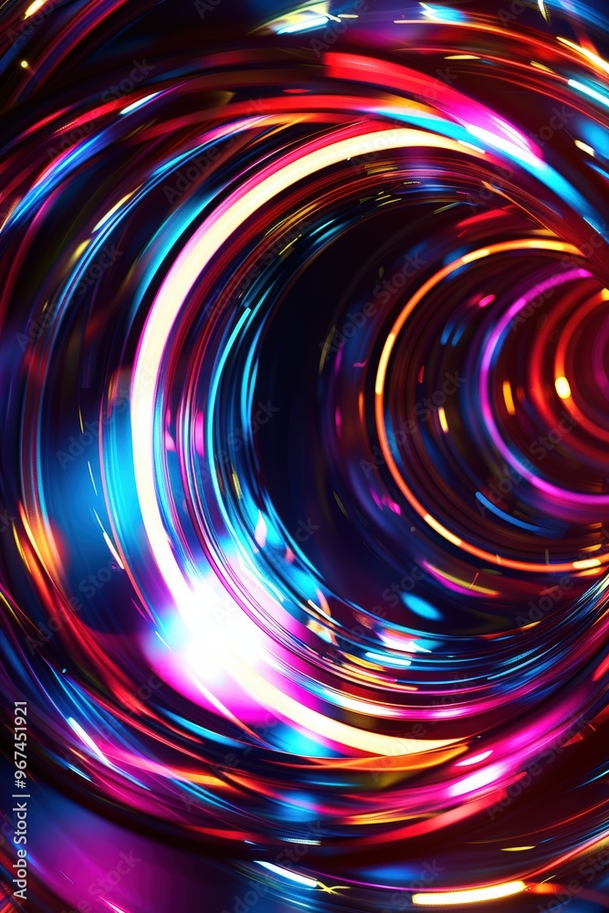 Abstract glowing circles Abstract glowing circles