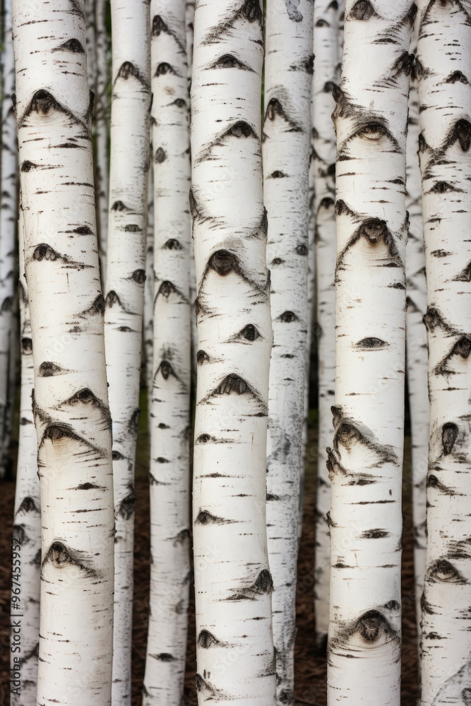 Close-up of birch bark Close-up of birch bark