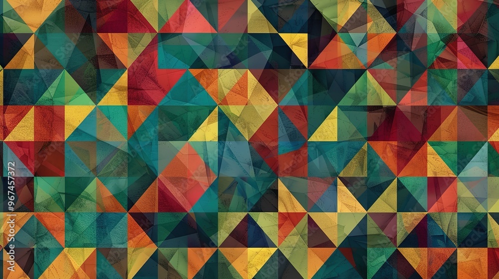 Colourful triangle wallpaper Colourful triangle wallpaper