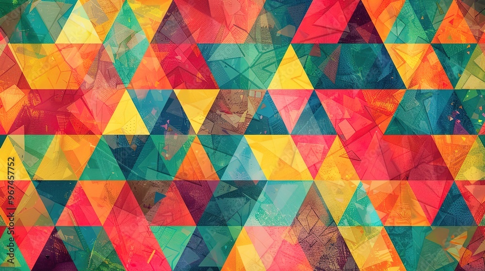 Colourful triangle wallpaper Colourful triangle wallpaper