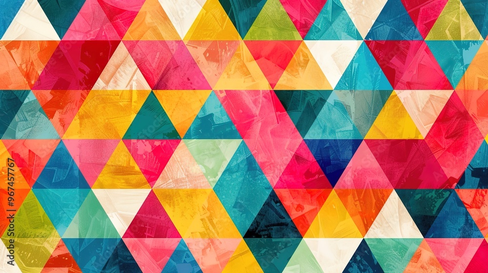 Colourful triangle wallpaper Colourful triangle wallpaper