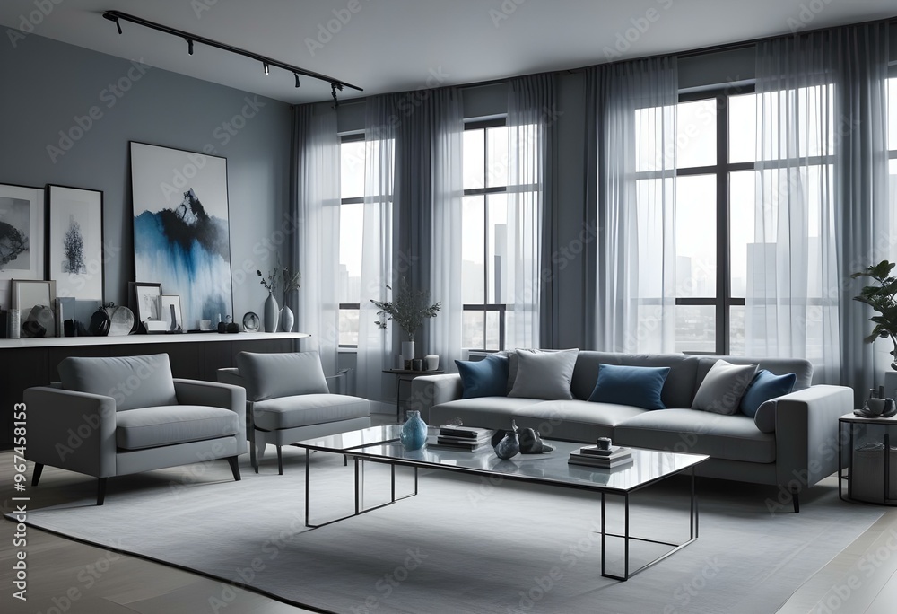 Modern living room interior design Modern living room interior design
