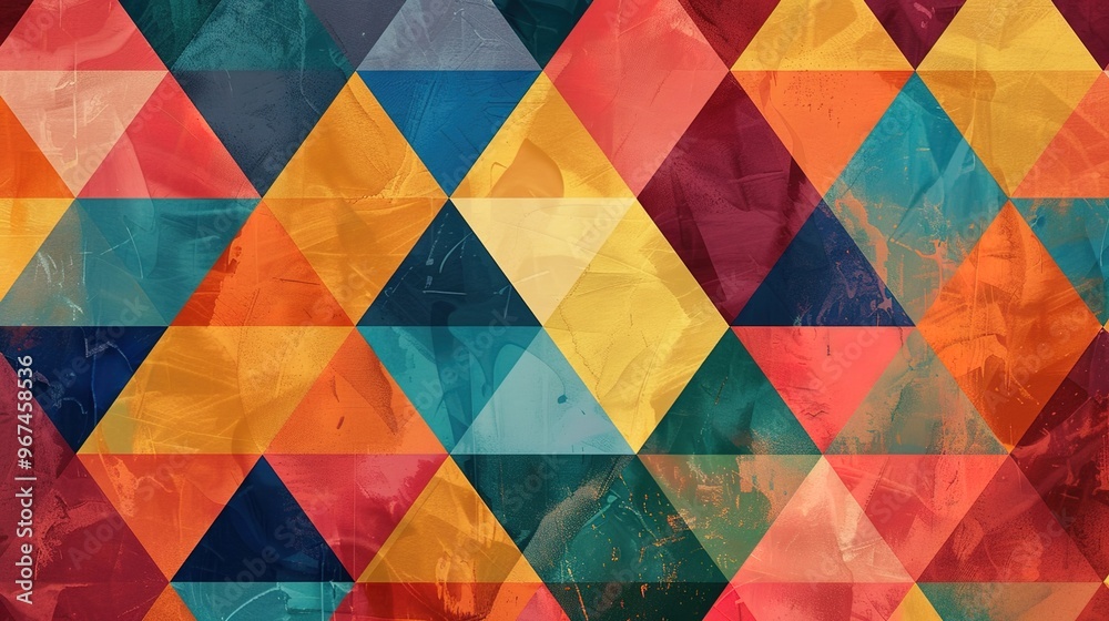 Colourful triangle wallpaper Colourful triangle wallpaper