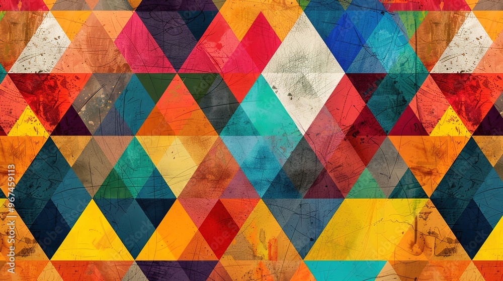 Colourful triangle wallpaper Colourful triangle wallpaper