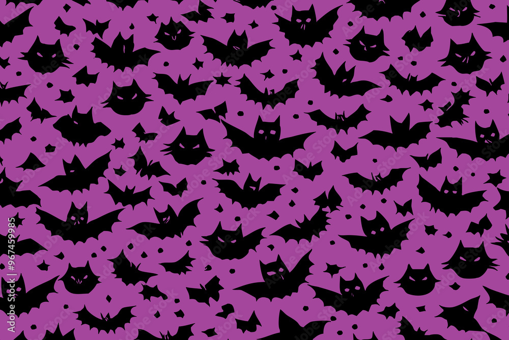 Obraz premium Halloween pattern for use in graphics