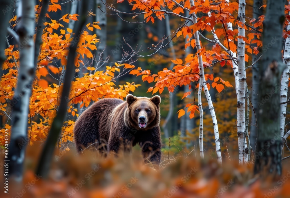 Fototapeta premium bear in the woods
