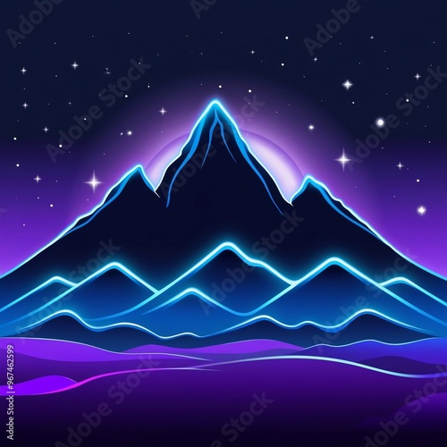 winter mountain landscape